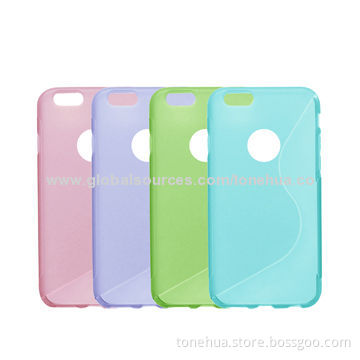 Transparent Clear Crystal TPU Case for iPhone 6